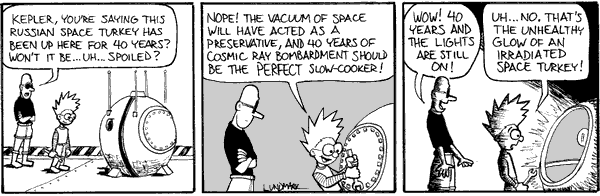 Mmmm...the triptophan isotope...