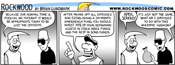 It's the Dilbert Investment Plan. Really! No foolin'!